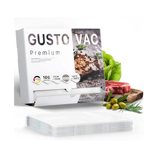 Premium Vakuumbeutel der Marke GustoVac